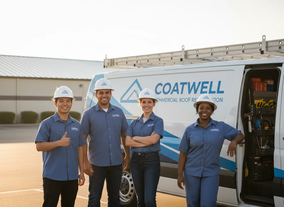 Commercial roof coating company in Ellendale, DE